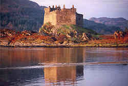 tioram castle on the west coast of scotland