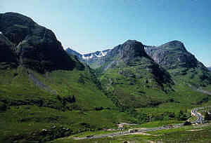 Glencoe the great pass gate way to west Highlands of Scotland