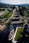 banavie locks and Neptunes Staircase by Fort William, west highlands of scotland